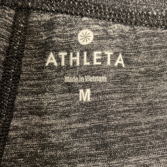 Athleta Go Getter Heathered Yoga Running 2 in 1 Capri / Short Leggings - Picture 12 of 16